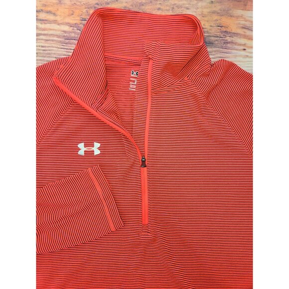 Under Armour Mens Quarter-Zip Pullover Small Loose Fit HeatGear Athletic - Picture 4 of 7